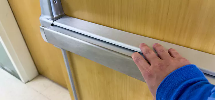 Installing a Push Bar on a Door Hyattsville